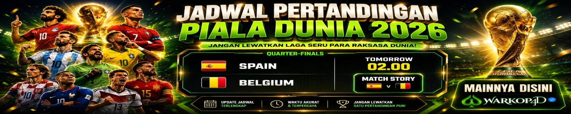 JADWAL PERTANDINGAN PIALA DUNIA 2026
